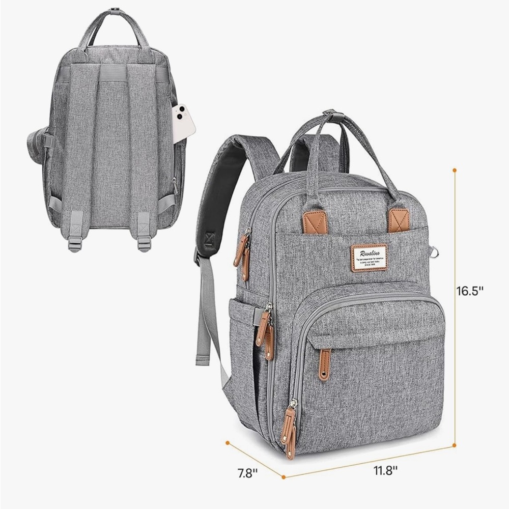 Diaper Bag Backpack RUVALINO Large Multifunction Travel Back Pack